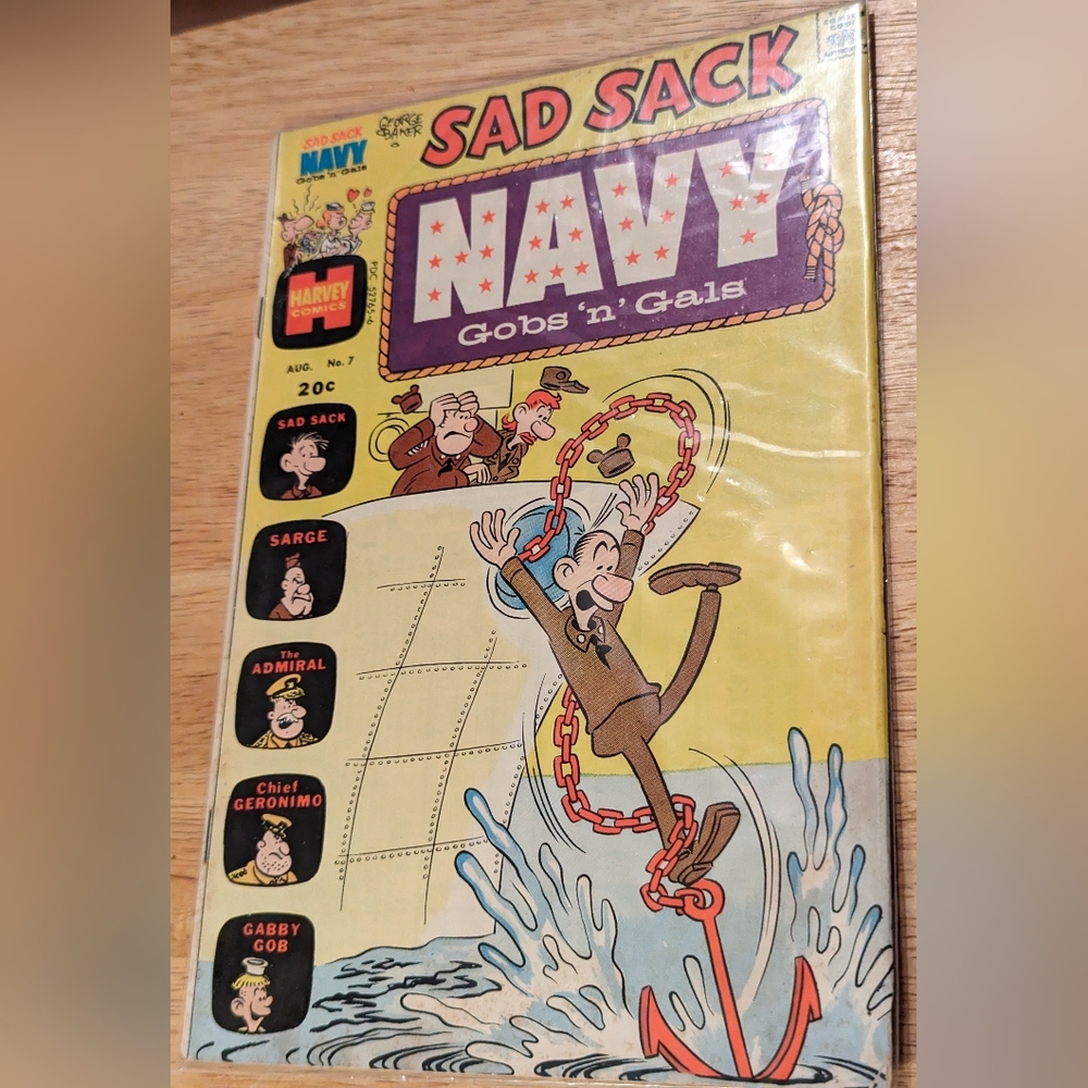 Sad Sack Navy Gobs N Gals #7 (1973) Harvey Comic Book